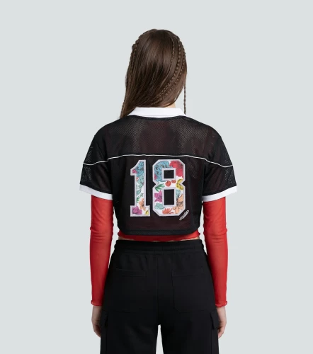 Aria Blusa Relaxed Con Sesgo En Contrastes TyperNG