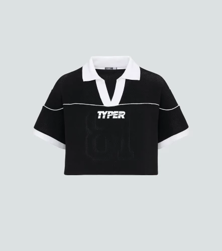 Aria Blusa Relaxed Con Sesgo En Contrastes TyperNG