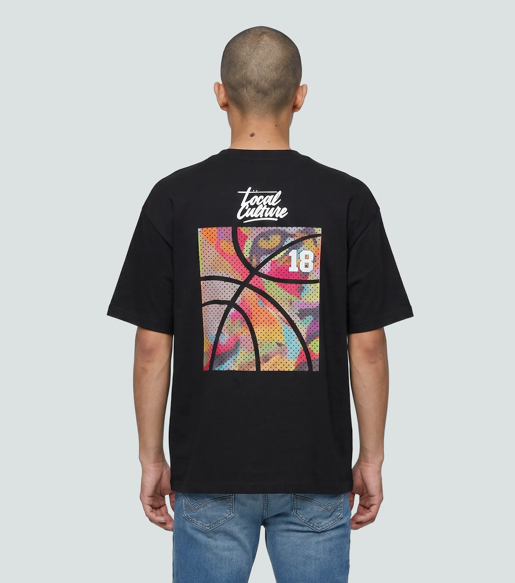 Logan T Shirt Oversize Con Estampado Typer 838502 NG