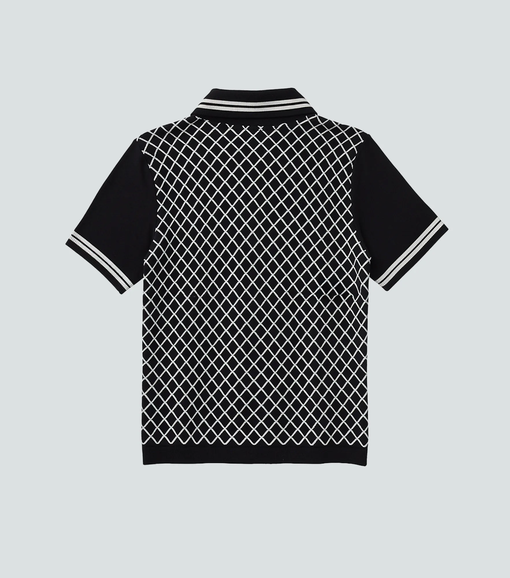 Blusa Tejida Para Mujer Tipo Polo Combinado Derek 838605 NG