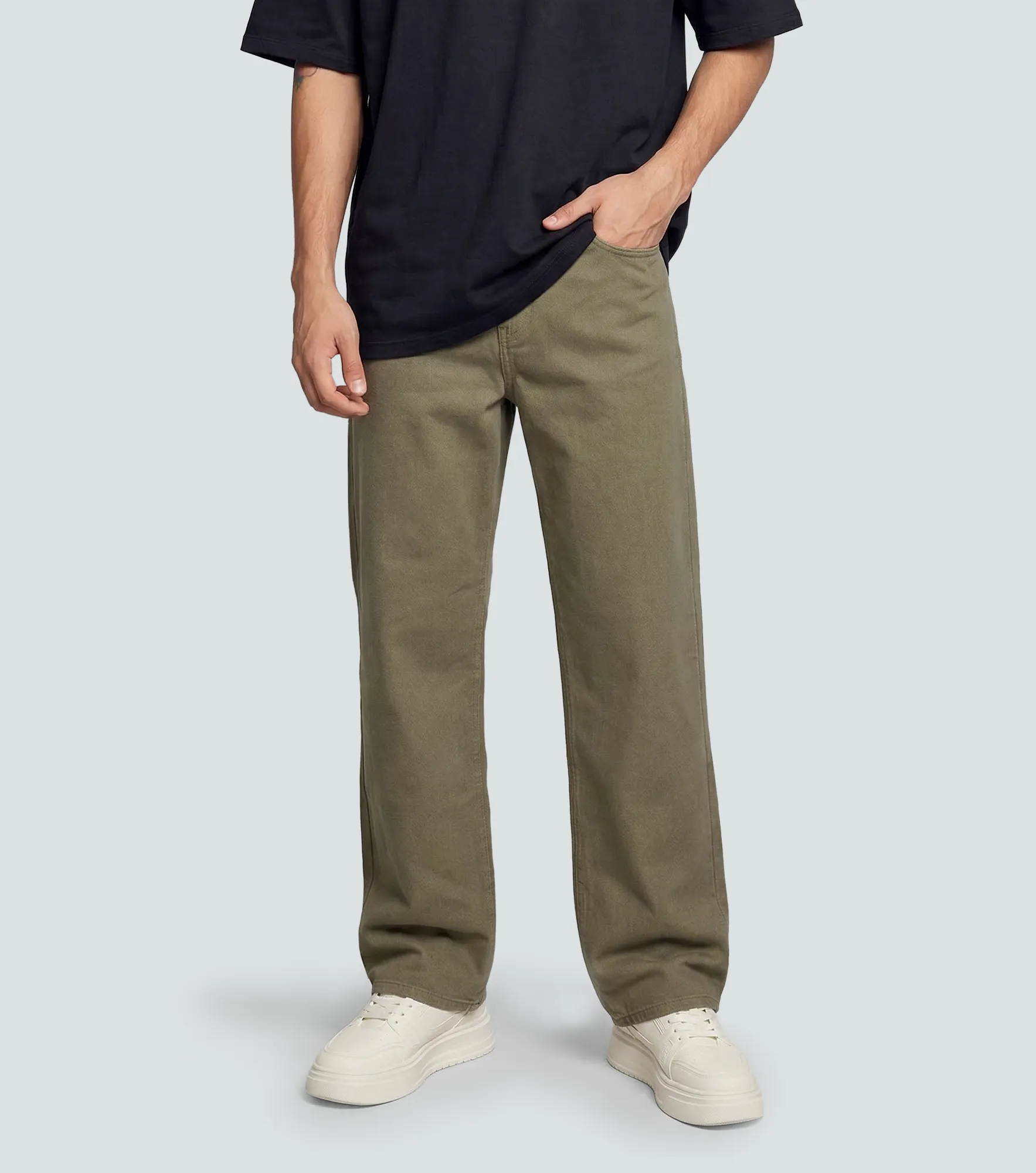 Nayib Pantalon Loose Fit Con Dirty TyperVD
