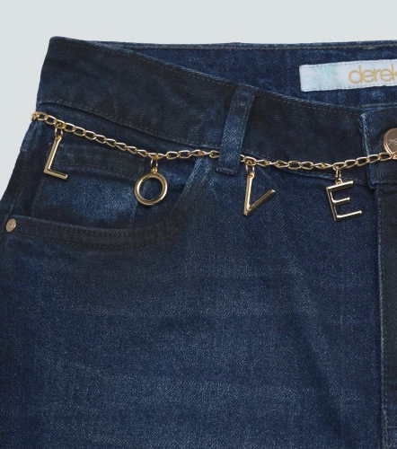 Barcelona Jean Para Mujer Lady Bota Recta DerekAZ