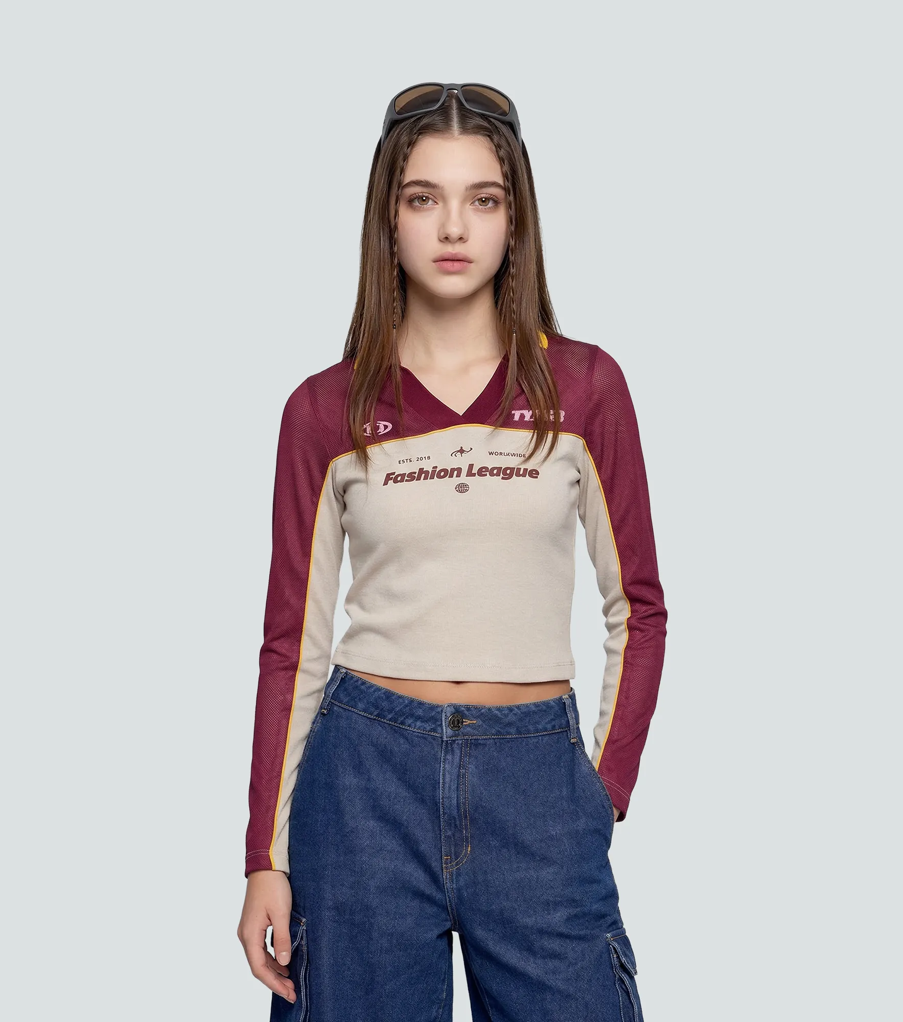 Crecia Blusa Tipo Buzo Slim TyperVT