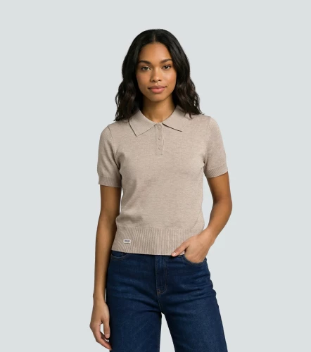 Abby Blusa Tejida Con Cuello UnserCM