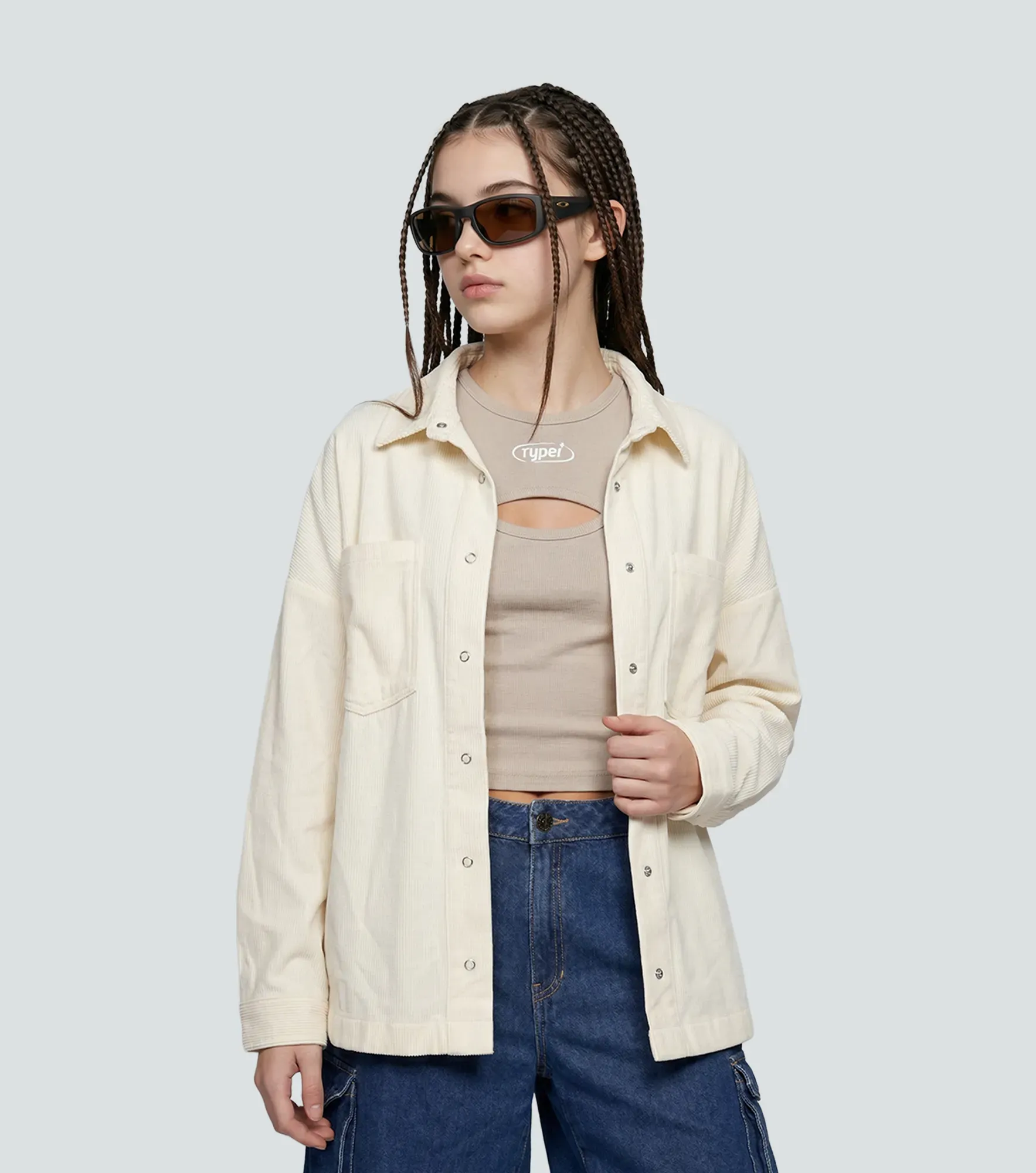 Atenas Chaqueta Oversized Typer 837355 BH