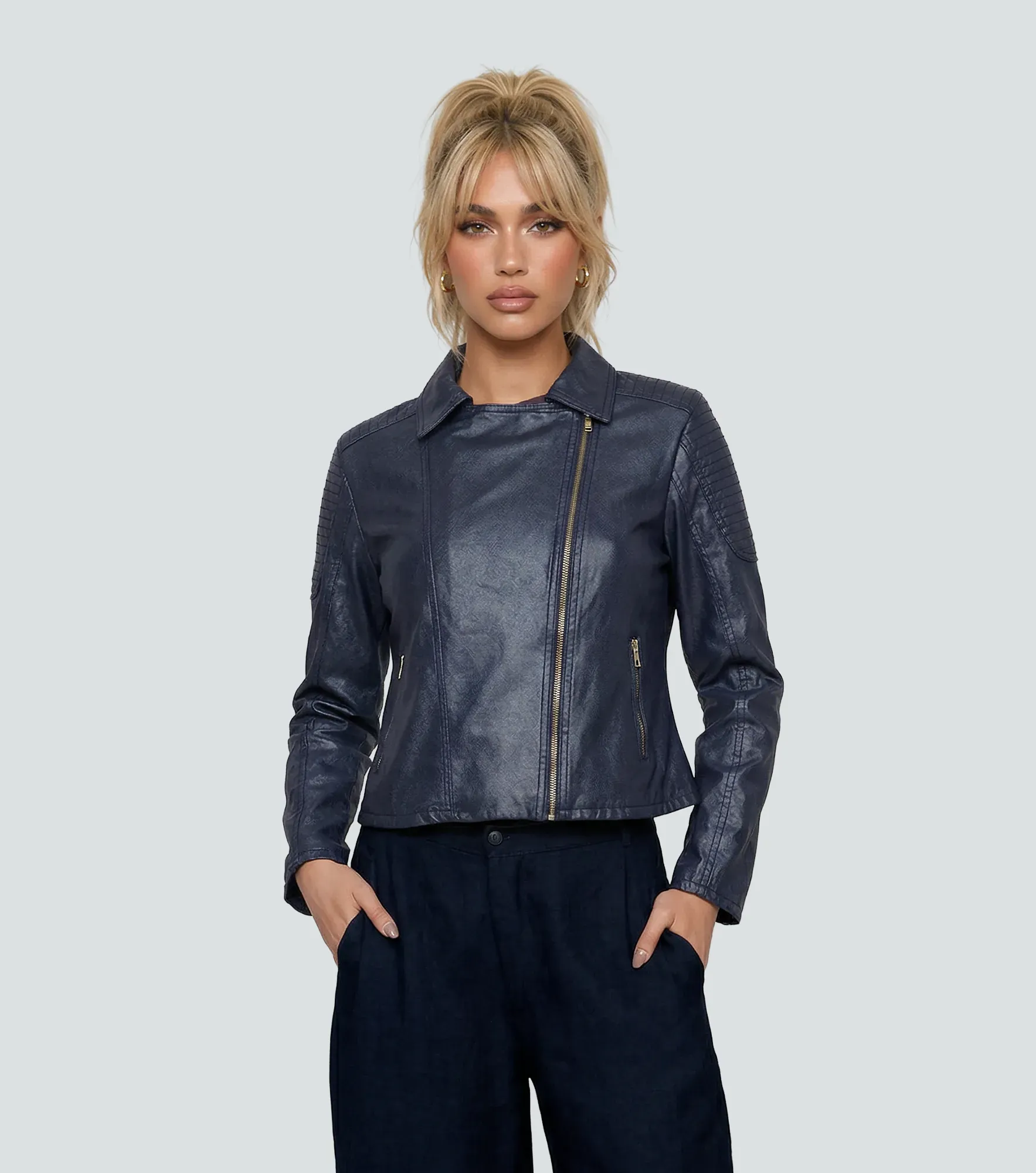 Chaqueta En Indigo Para Mujer Thalia Derek 837682 AZ
