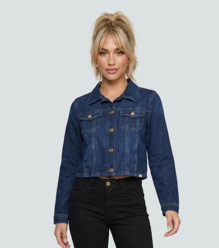 Chaqueta Para Mujer En Indigo Valeria DerekAZ
