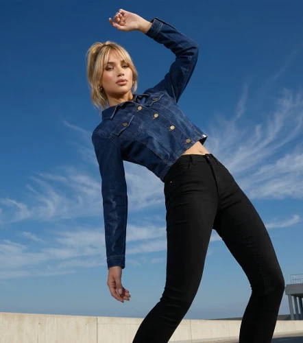 Chaqueta Para Mujer En Indigo Valeria DerekAZ