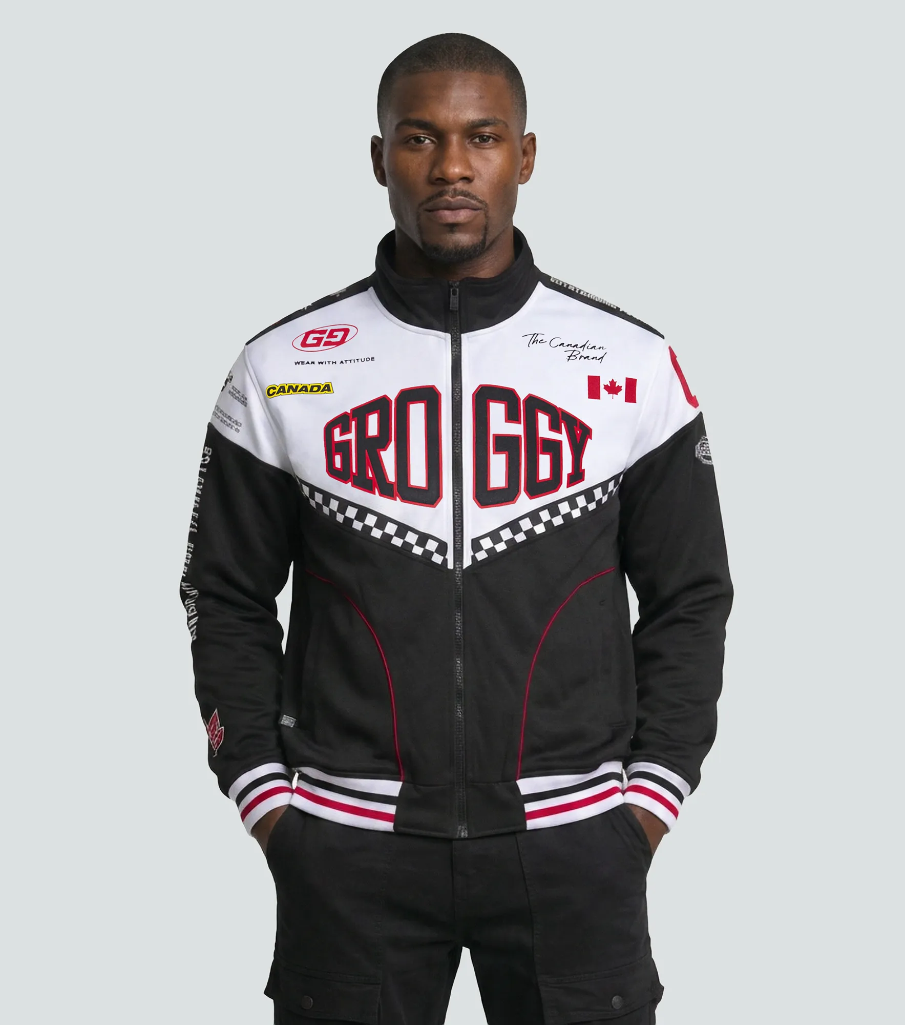 Ero Buzo De Cremallera Masculino Groggy 832282 NG