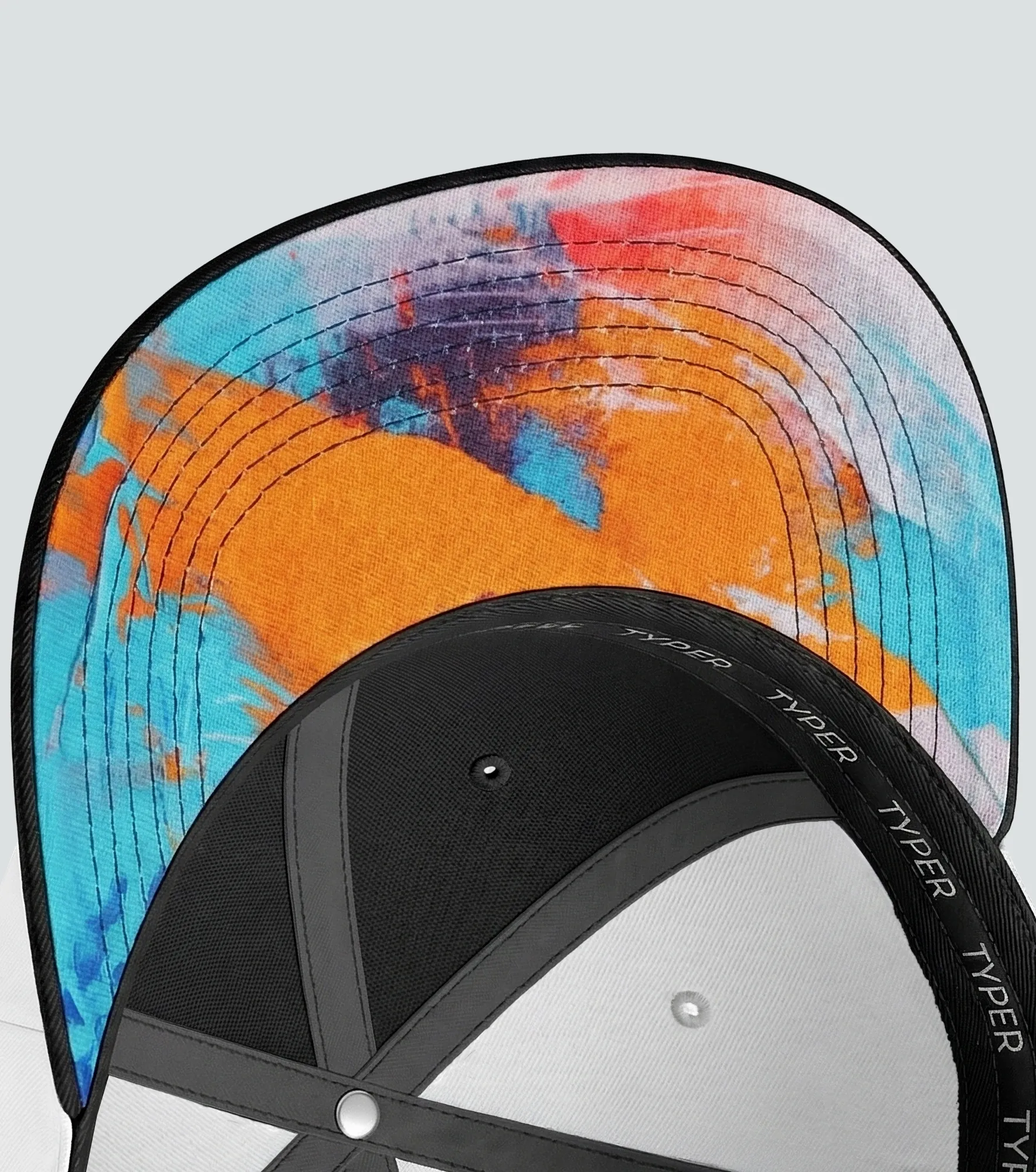 Fabi Gorra Visera Curva Con Bordado Typer 838084 BL