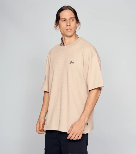Jam T Shirt Oversized Cuello Tejido TyperKQ