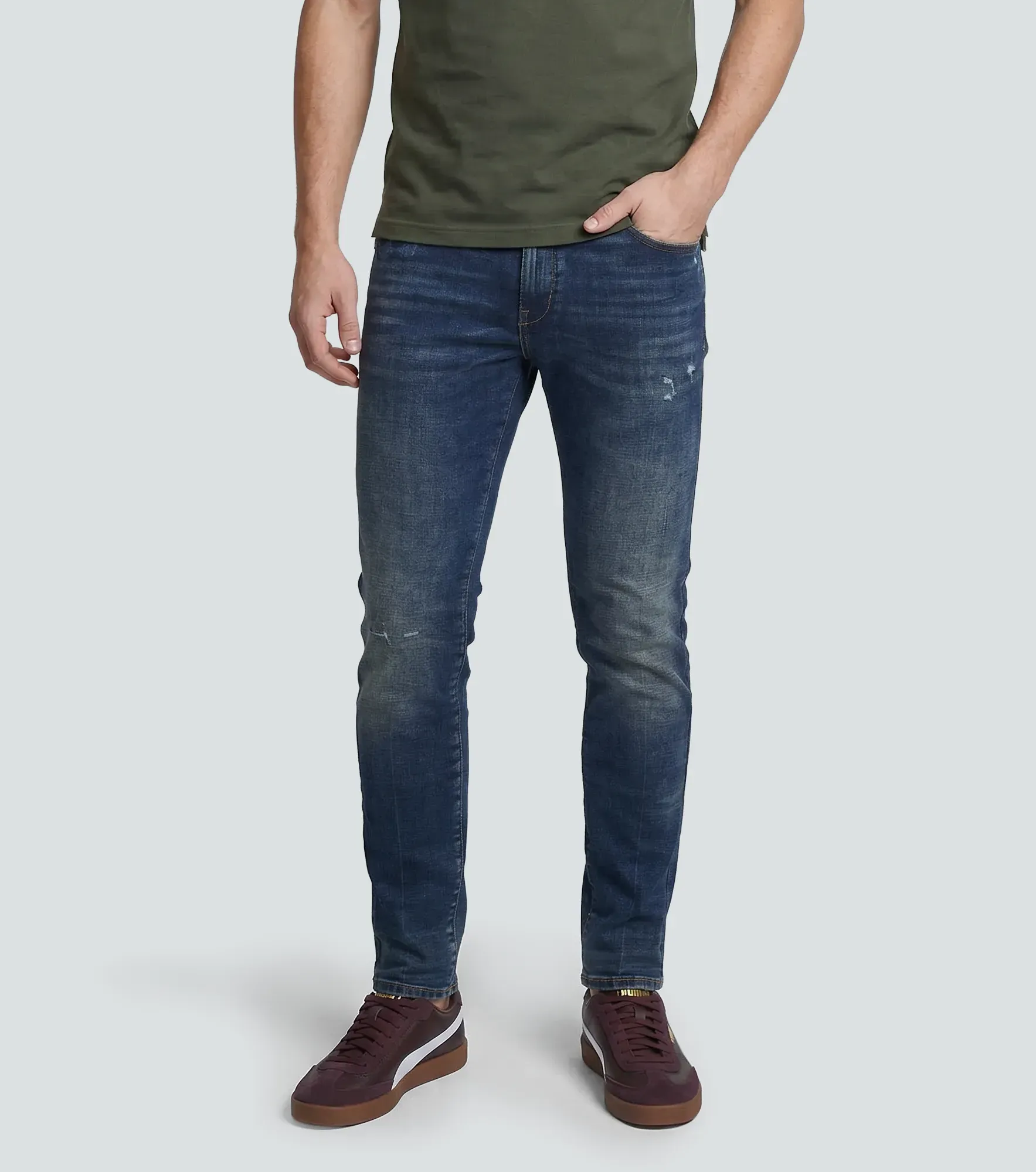 Jean Americanino Tapered Tono Medio 133341 AZ