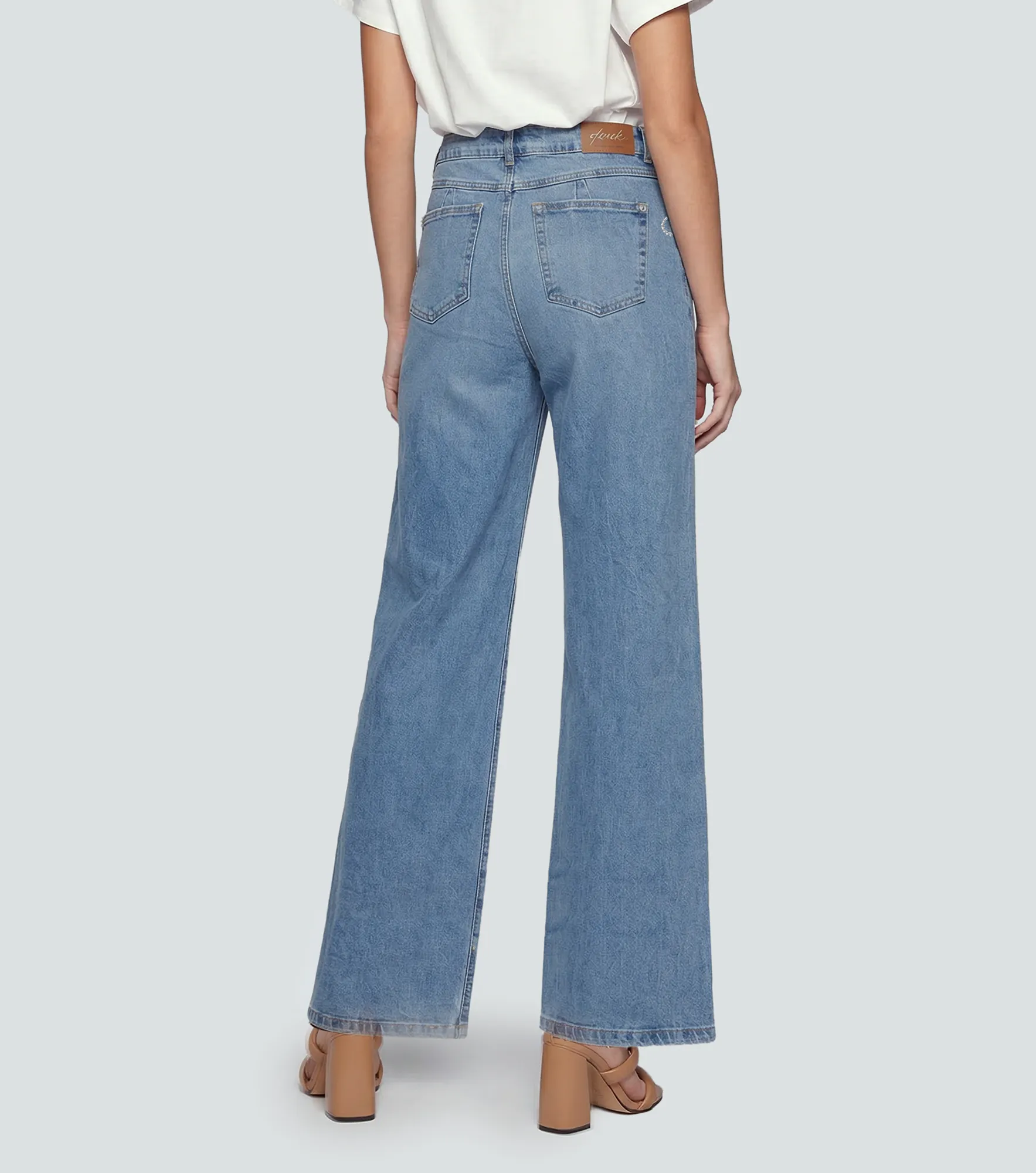 Jean Para Mujer Bota Recta Con Proceso Praga Romina Derek 833743 AZ