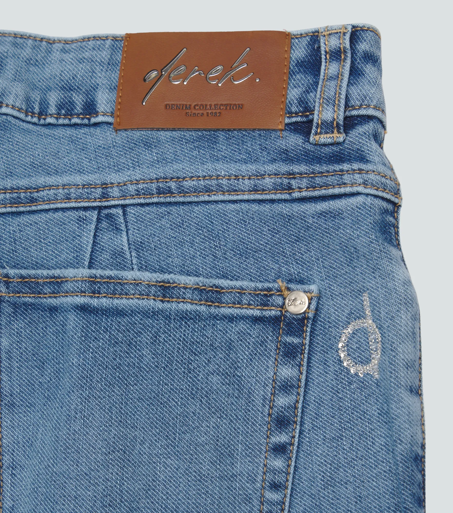 Jean Para Mujer Bota Recta Con Proceso Praga Romina Derek 833743 AZ