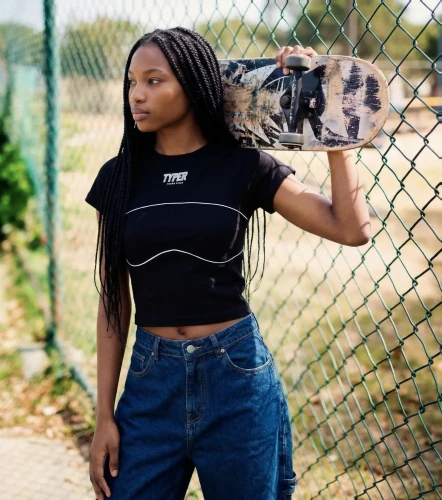 Layla Blusa Slim Con Sesgo En Contraste TyperNG