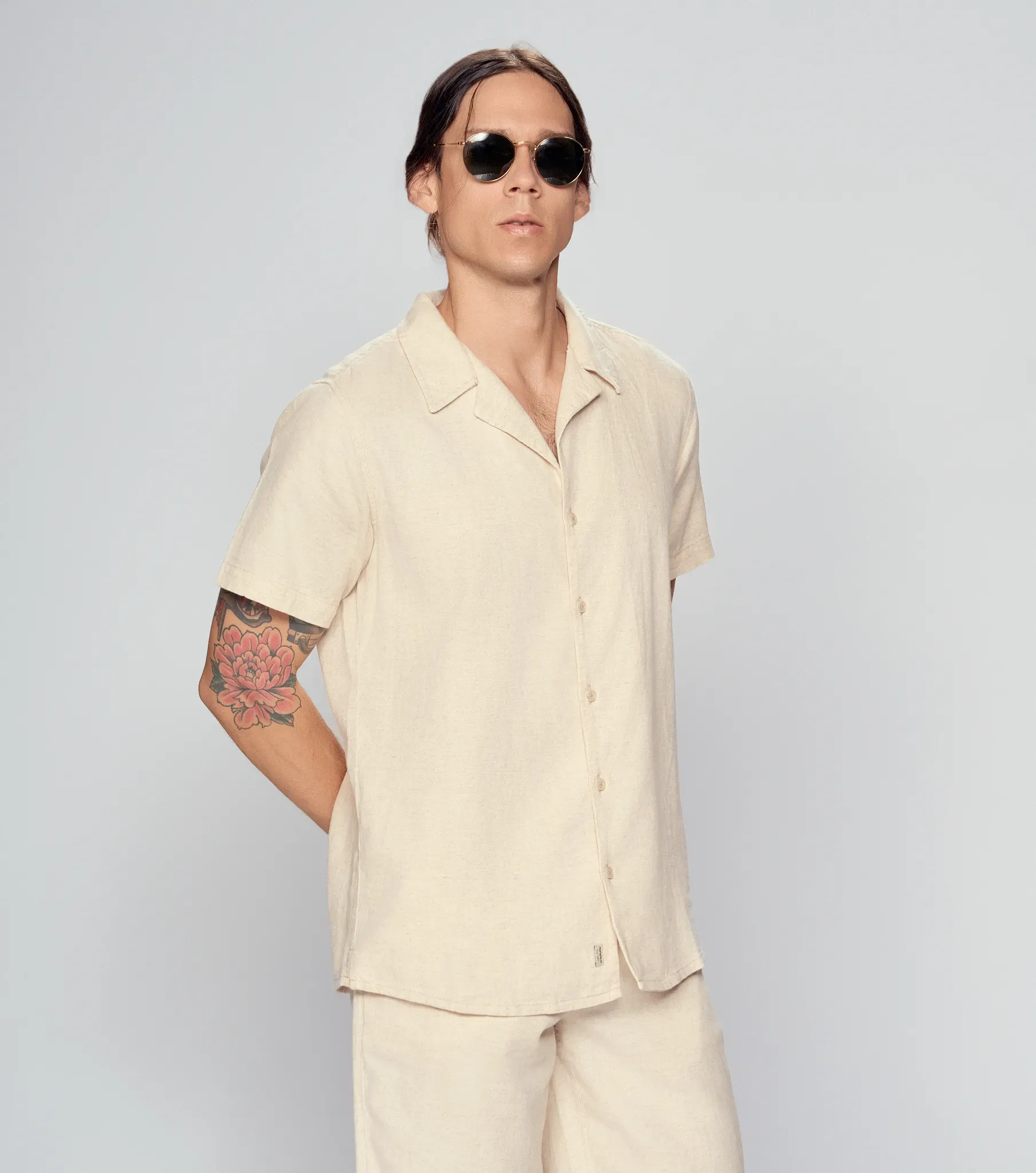 Noha Camisa Comfort Unicolor Cuello Sport Unser 834024 BG