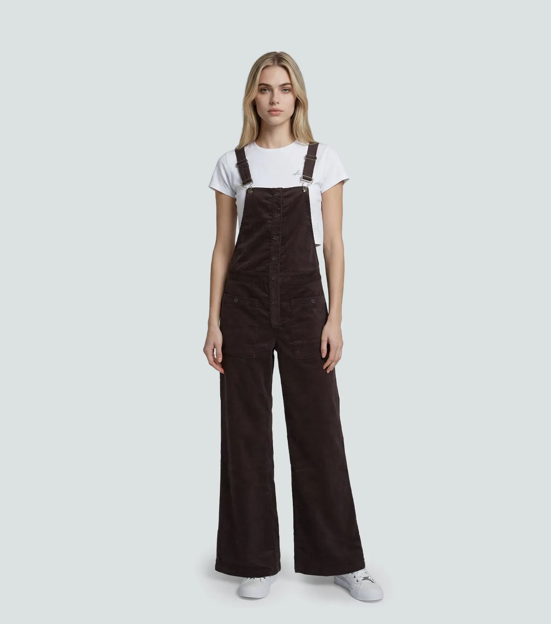 Overol Pantalon Para Mujer Unicolor Nicole DerekCF
