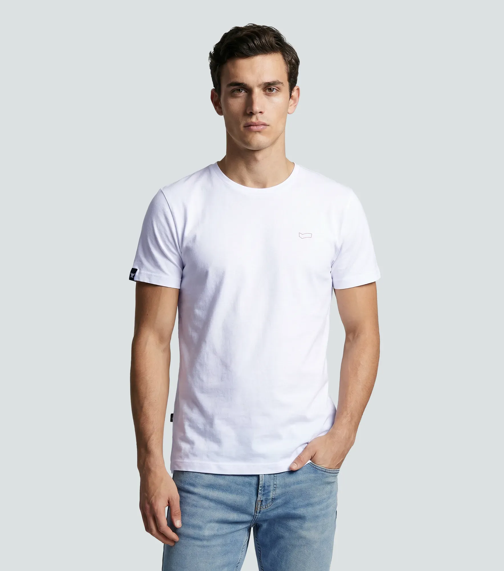 Patch Camiseta Slim Fit Masculina Gas 834699 BL
