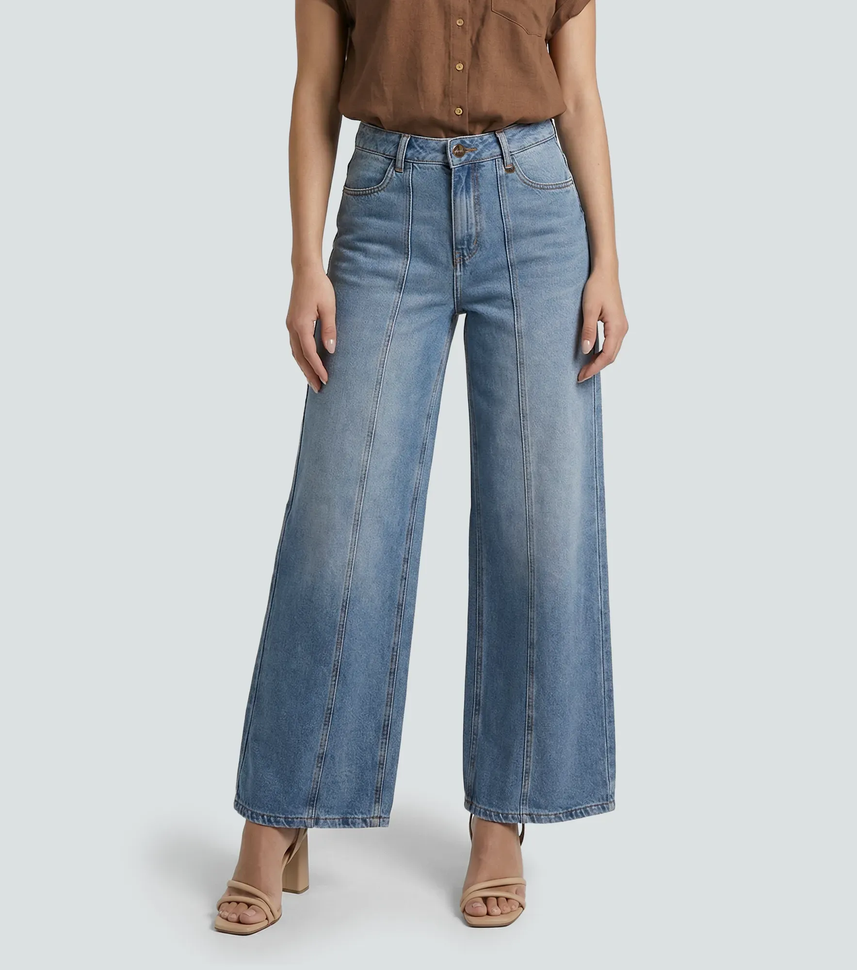 Praga Jean Para Mujer Con Cortes Jennie Derek 837361 AZ