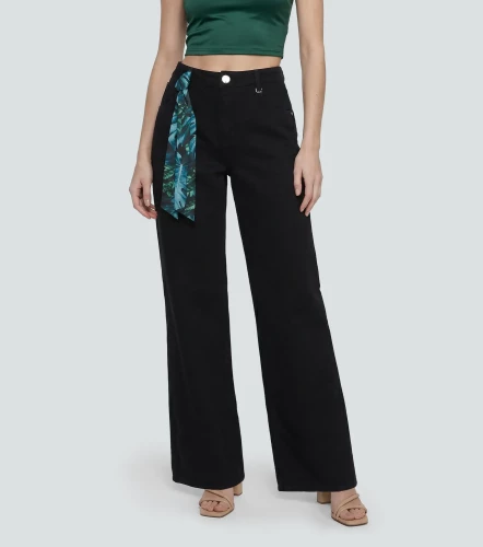 Praga Jean Para Mujer Wide Leg Rosalinda DerekNG