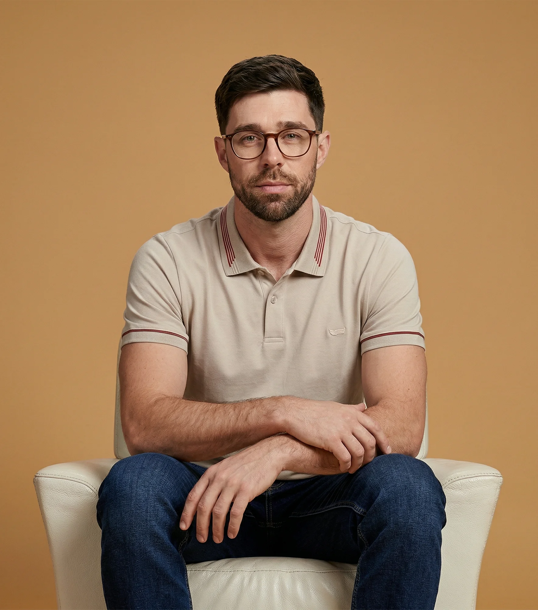 Salvatore Polo Slim Fit Masculina Gas 836866 BC