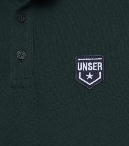 Slim Julian Polo Unicolor Con Bordado UnserVD