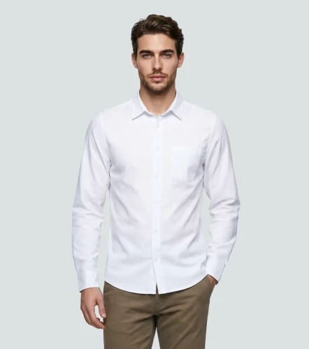 Slim Leonardo Camisa M L Unicolor UnserBL