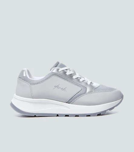 Tenis Para Mujer Unicolor Con Suela Alta DerekGR