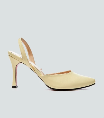 Zapatilla Para Mujer Con Tacon Unicolor DerekAM