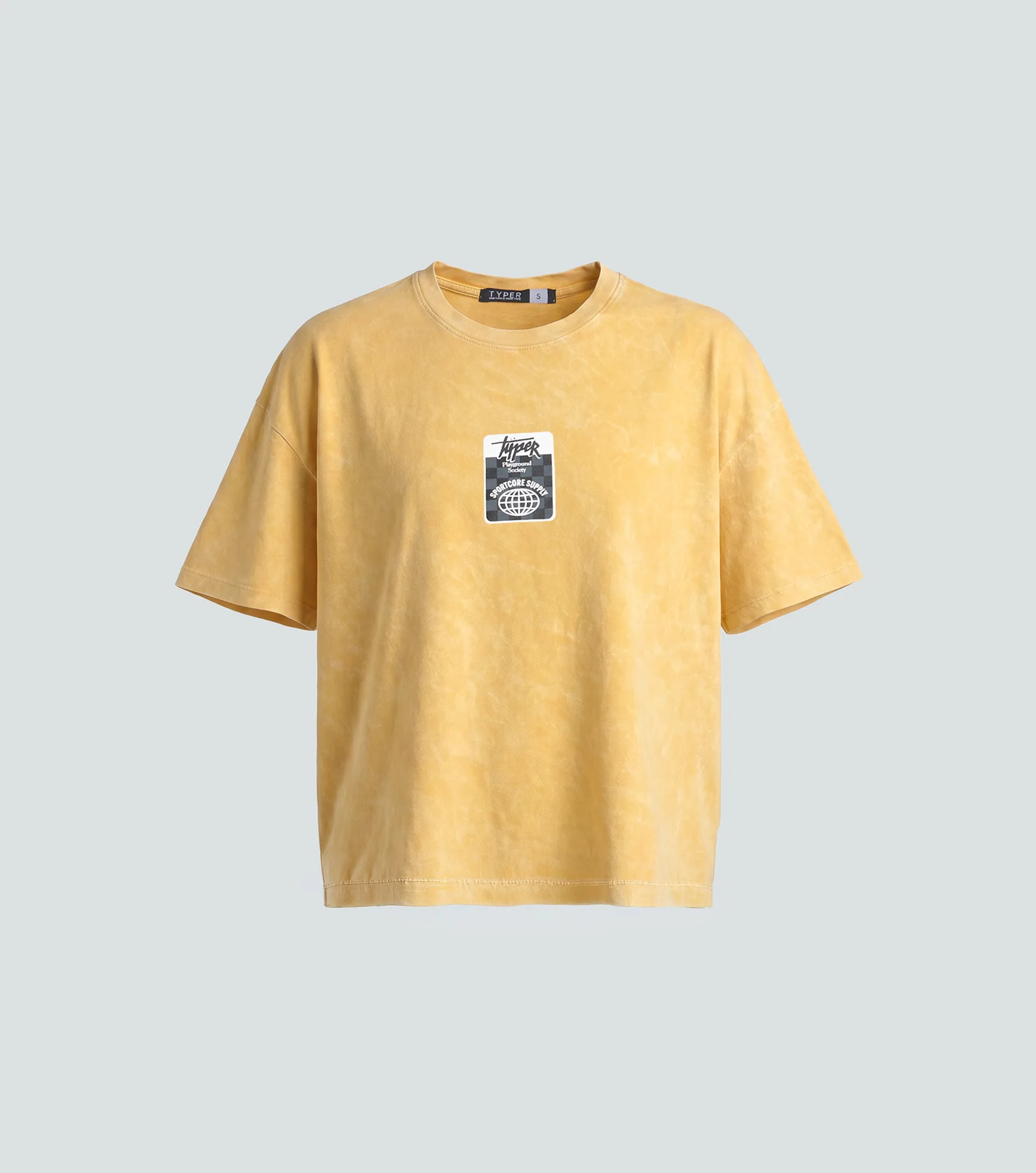 Mary T Shirt Boxy Con Acid Wash Typer 837843 AL