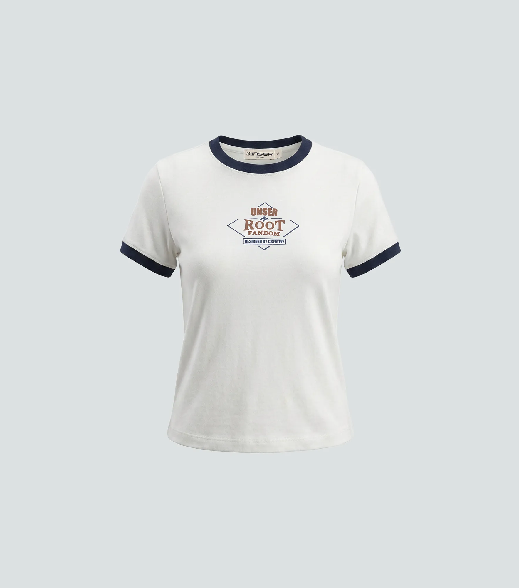 Marce Blusa T Shirt Combinada Con Estampado En Delantero Unser 832638 AZ