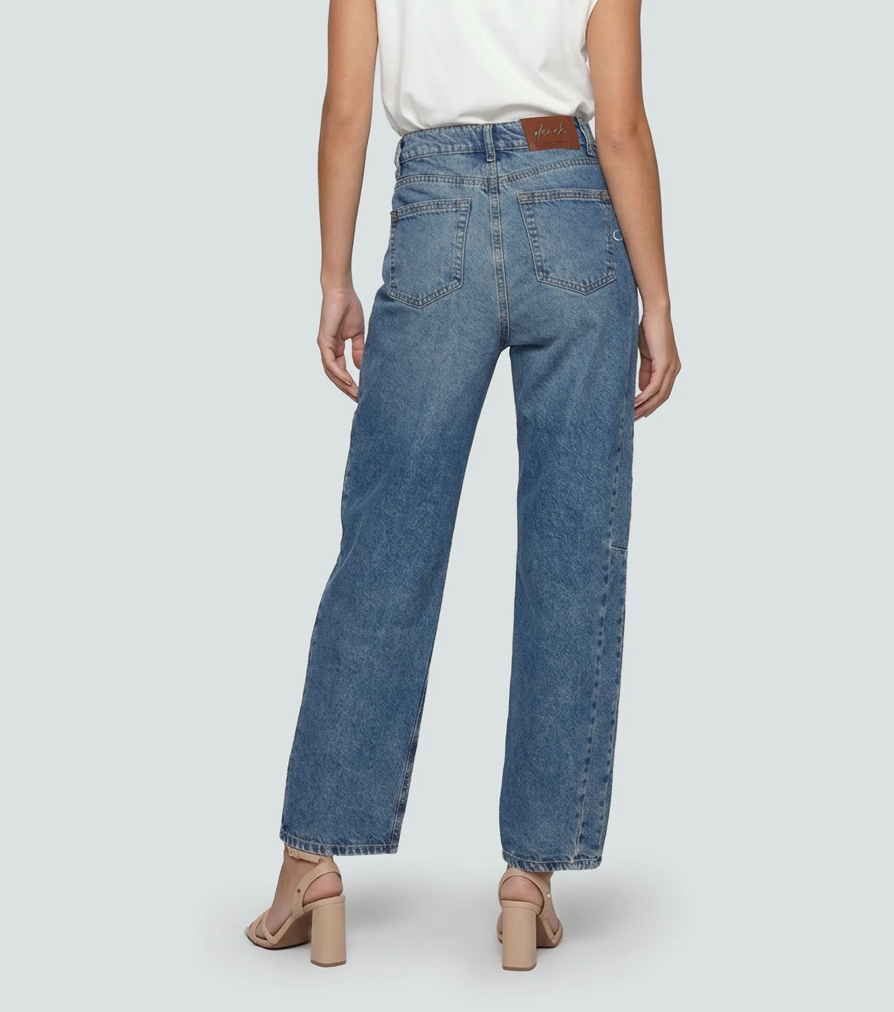 Praga Jean Para Mujer Tipo Barrel Sabrina Derek 836286 AZ