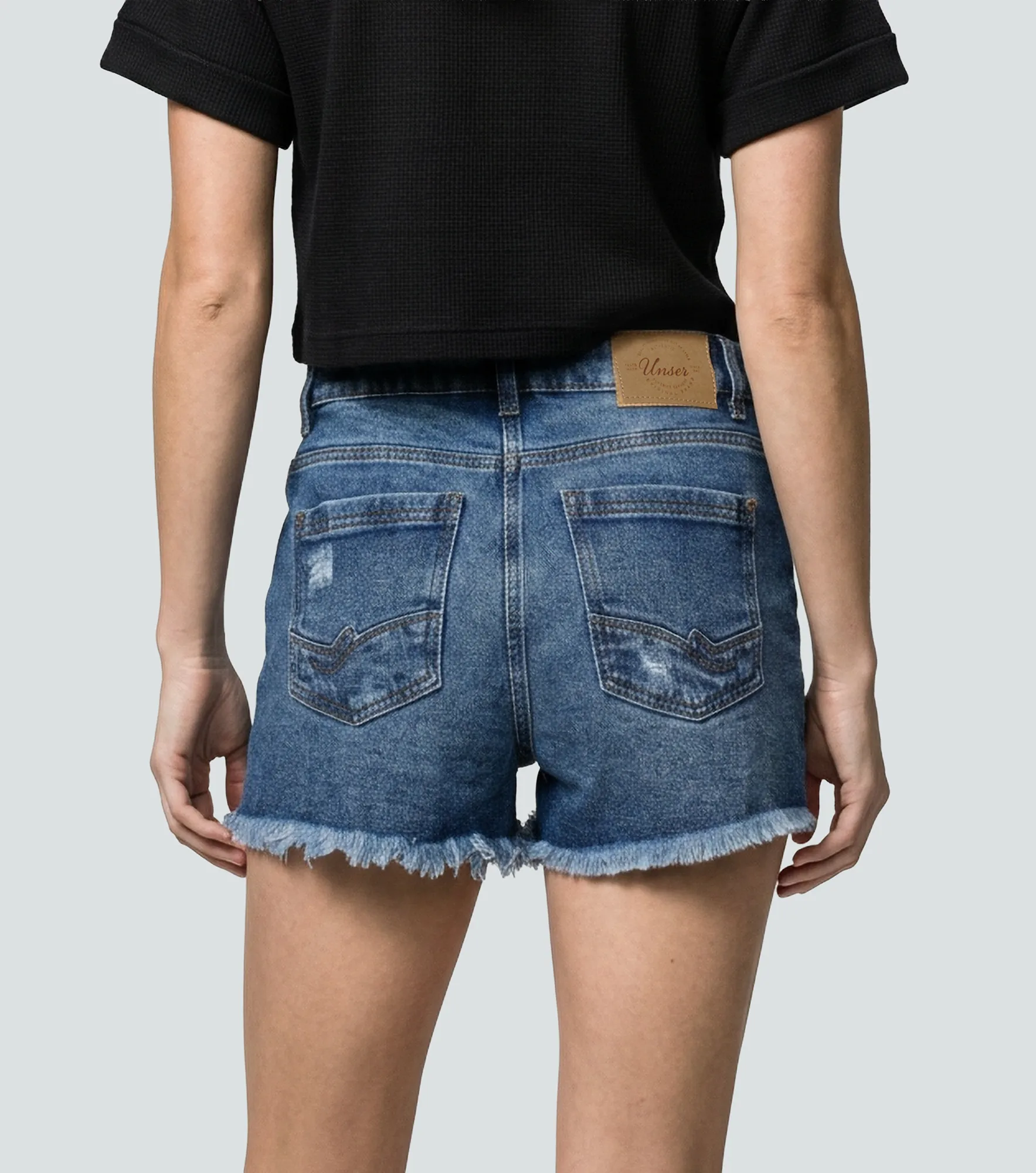 Luciana Short Con Rotos Y Desgastes Unser 836568 AZ