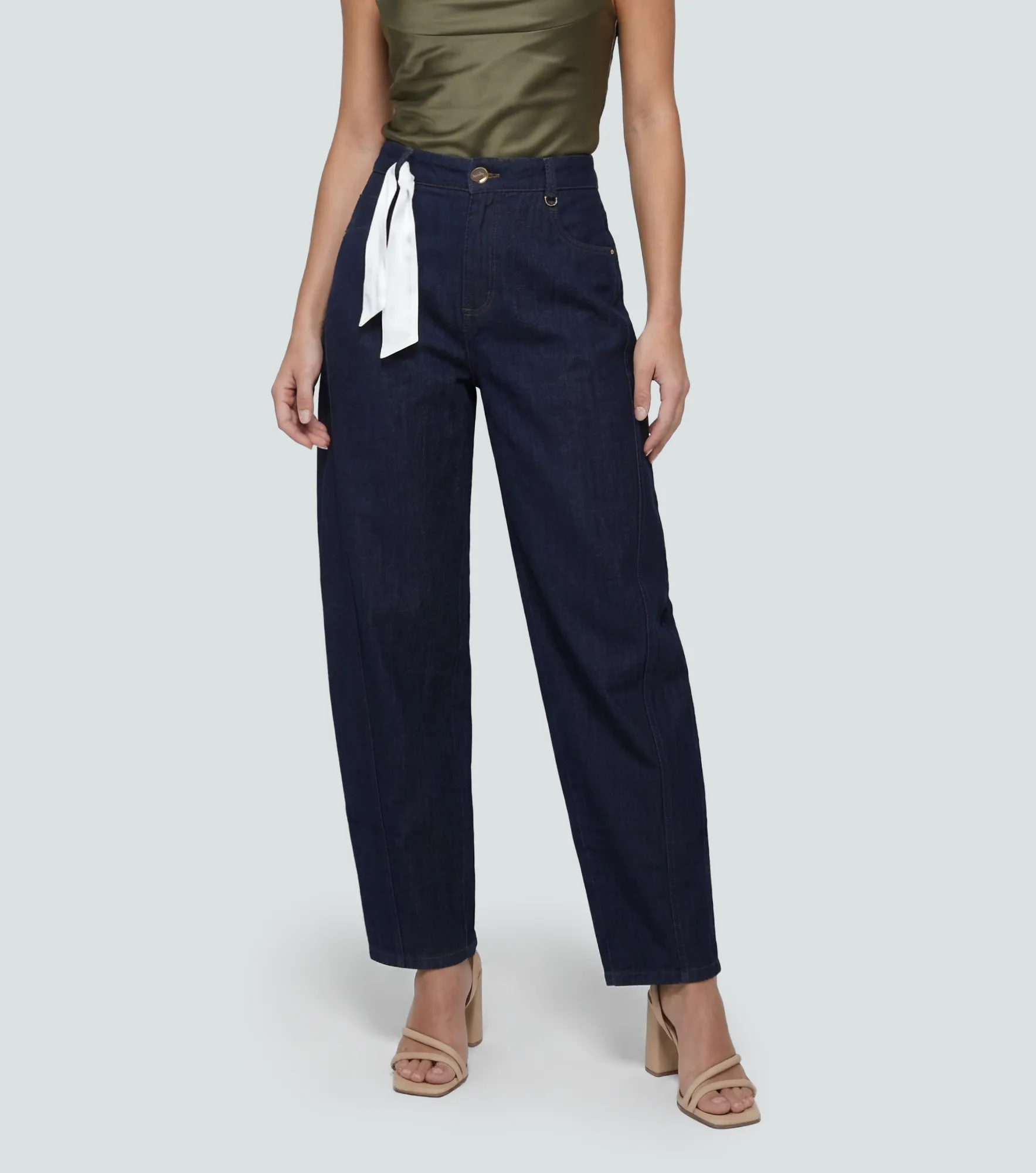 Barcelona Jean Para Mujer Barrel Con Proceso Karol DerekAZ