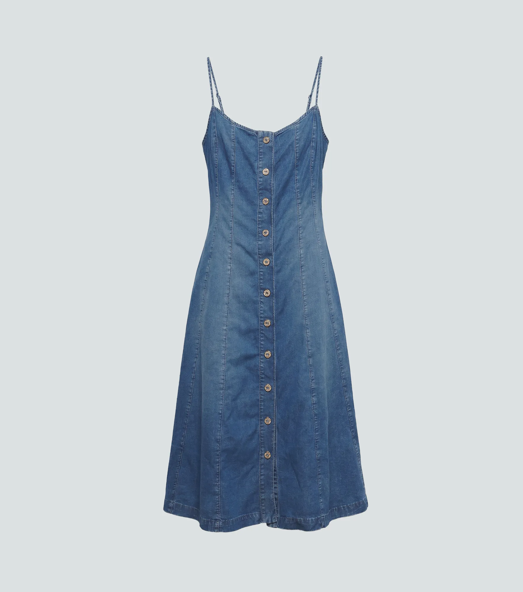 Vestido Midi Para Mujer En Indigo Luciana Derek 838211 AZ