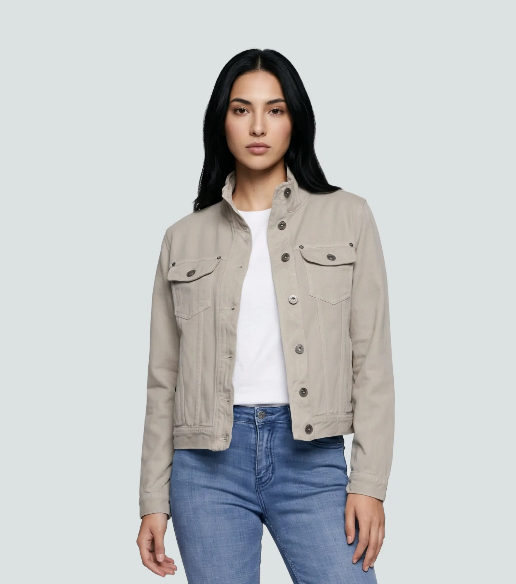 Vita Chaqueta Trucker Femenina Gas 836858 BG