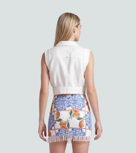 Blusa Camisera Para Mujer Flavia DerekBH