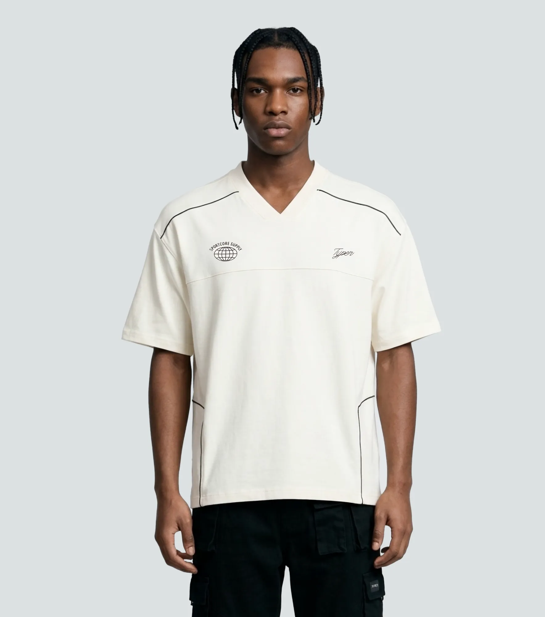 Brand T Shirt Boxy Con Estampado TyperBH