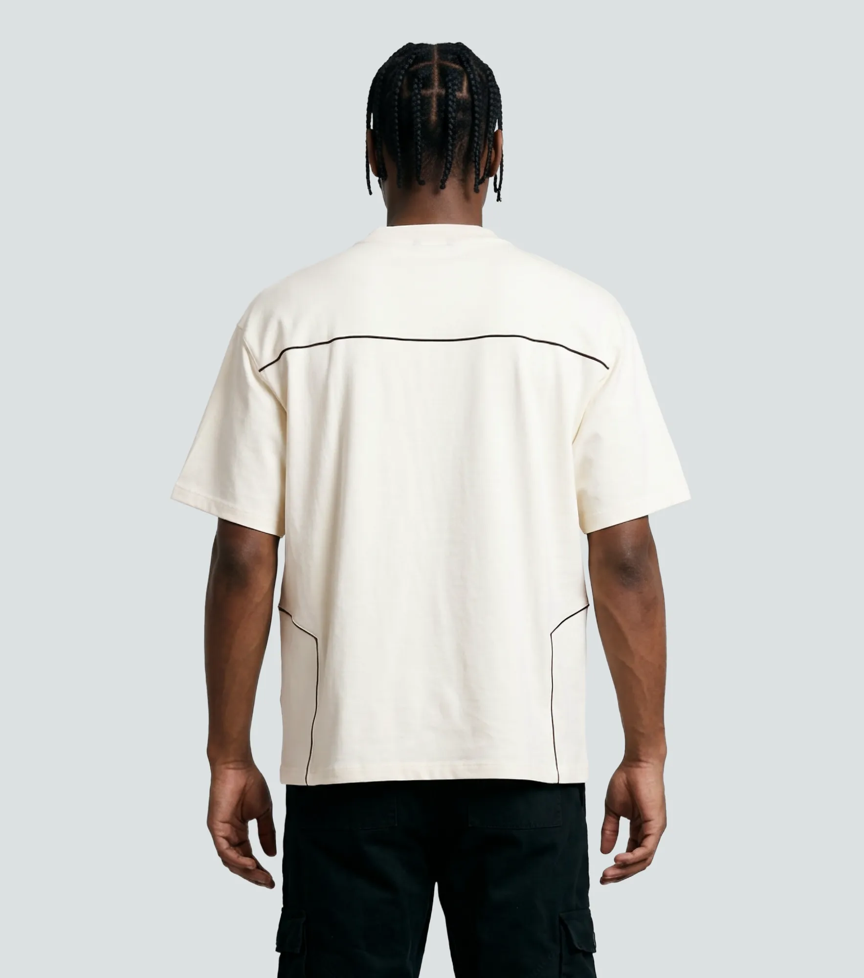 Brand T Shirt Boxy Con Estampado Typer 837617 BH