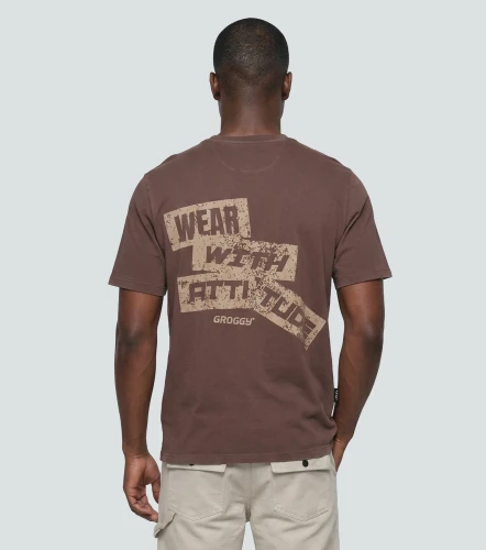 Peter T Shirt Regular Masculina GroggyCF