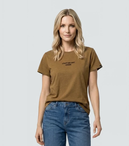 Gissel Blusa T Shirt Unicolor Con Estampado En Delantero UnserKQ