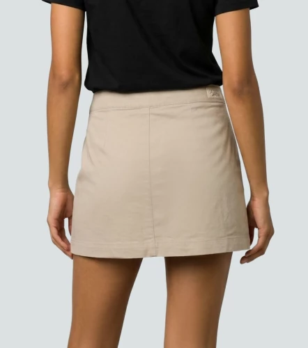 Yoli Falda Con Bolsillos Y Pinzas En Delantero UnserKQ
