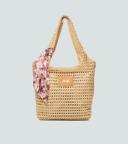 Bolso Tejido Para Mujer En Rafia Francesca DerekKQ