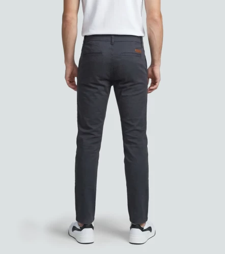 Iron Fer Pantalon En Dril Unicolor UnserGR