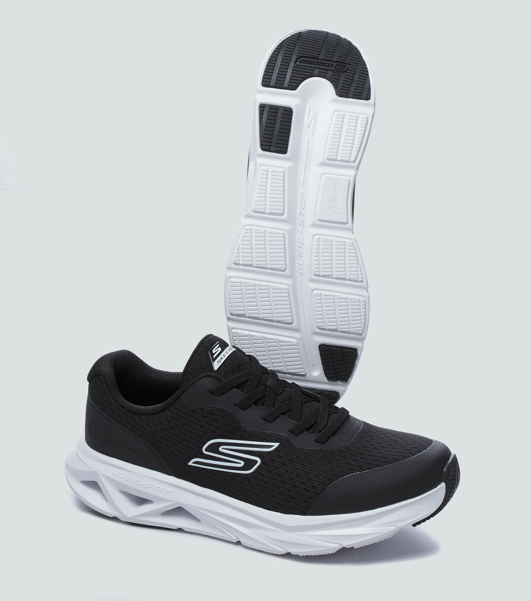 Tenis Skechers Athletic Mesh Bungee 133555 NG