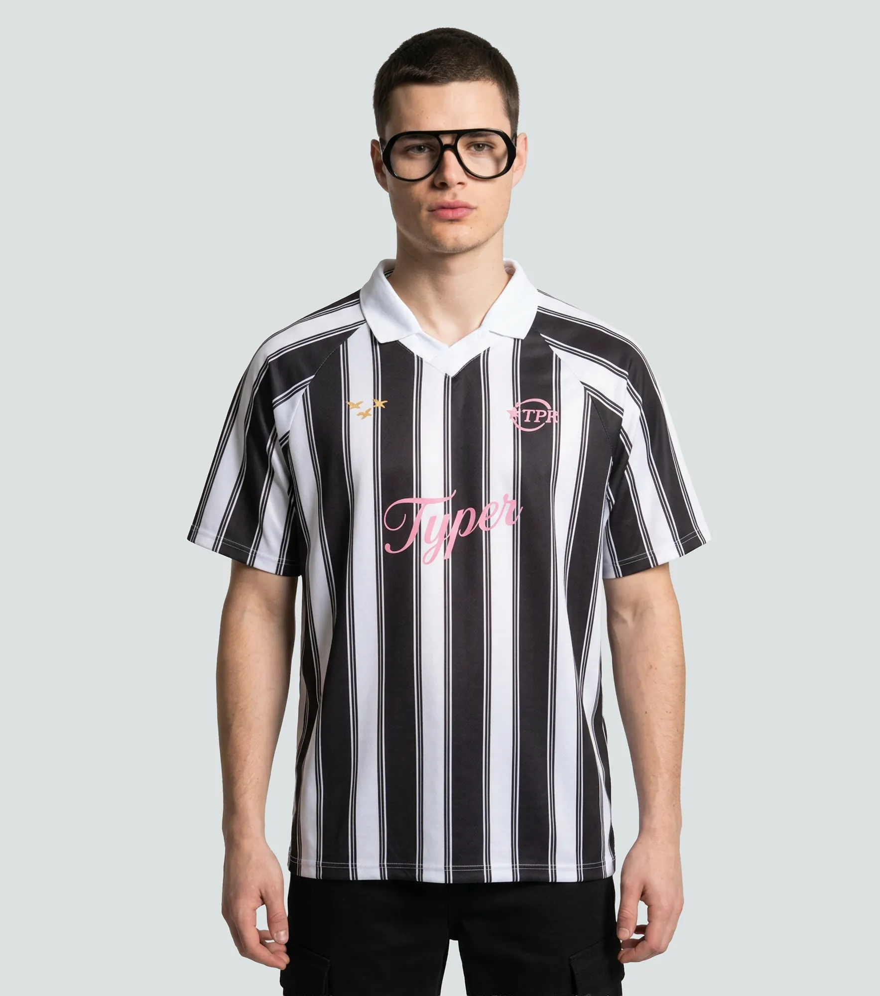 Lower Polo Oversize De Rayas TyperNG