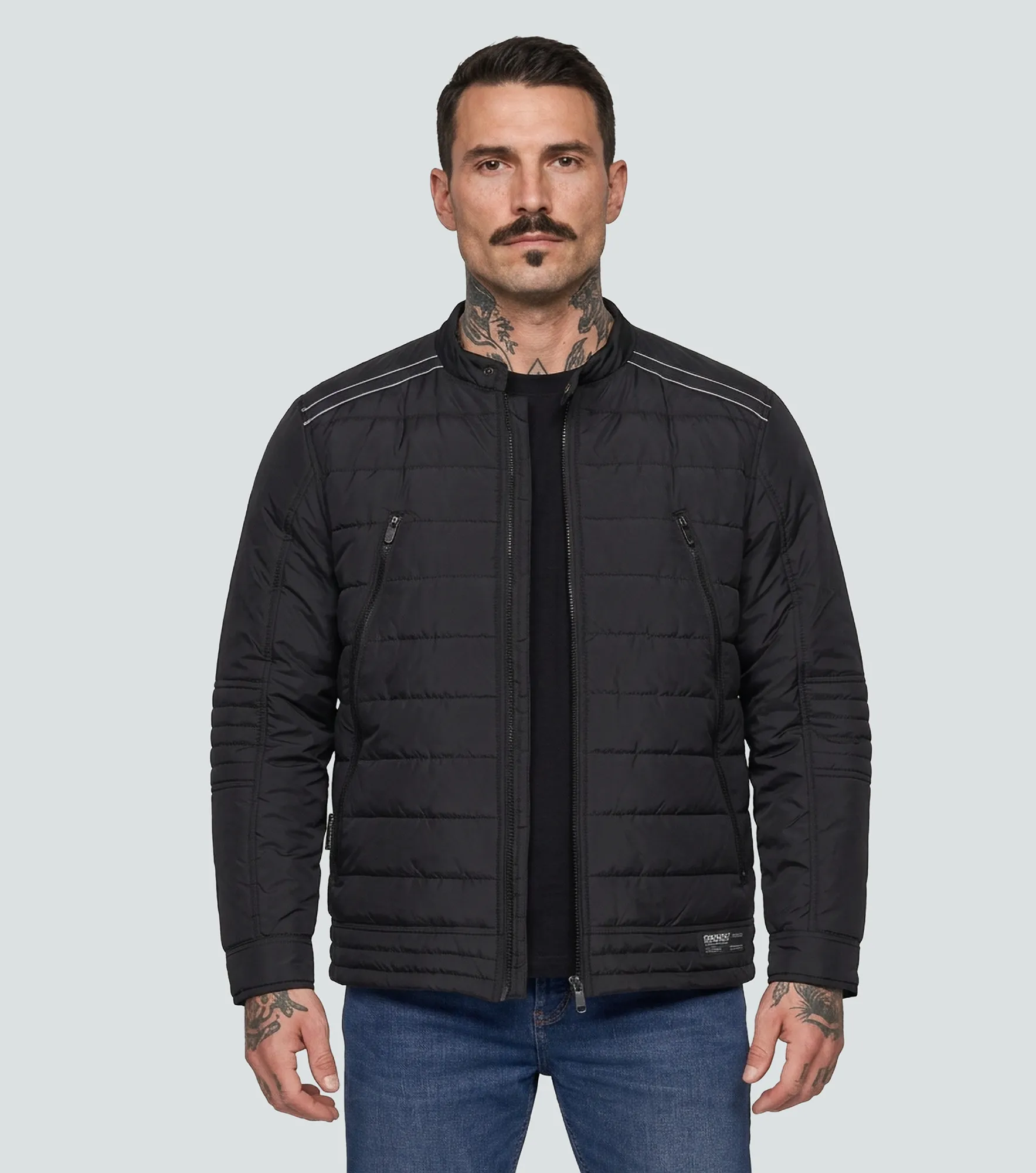 Merrick Chaqueta Tipo Biker Masculina Groggy 836909 NG