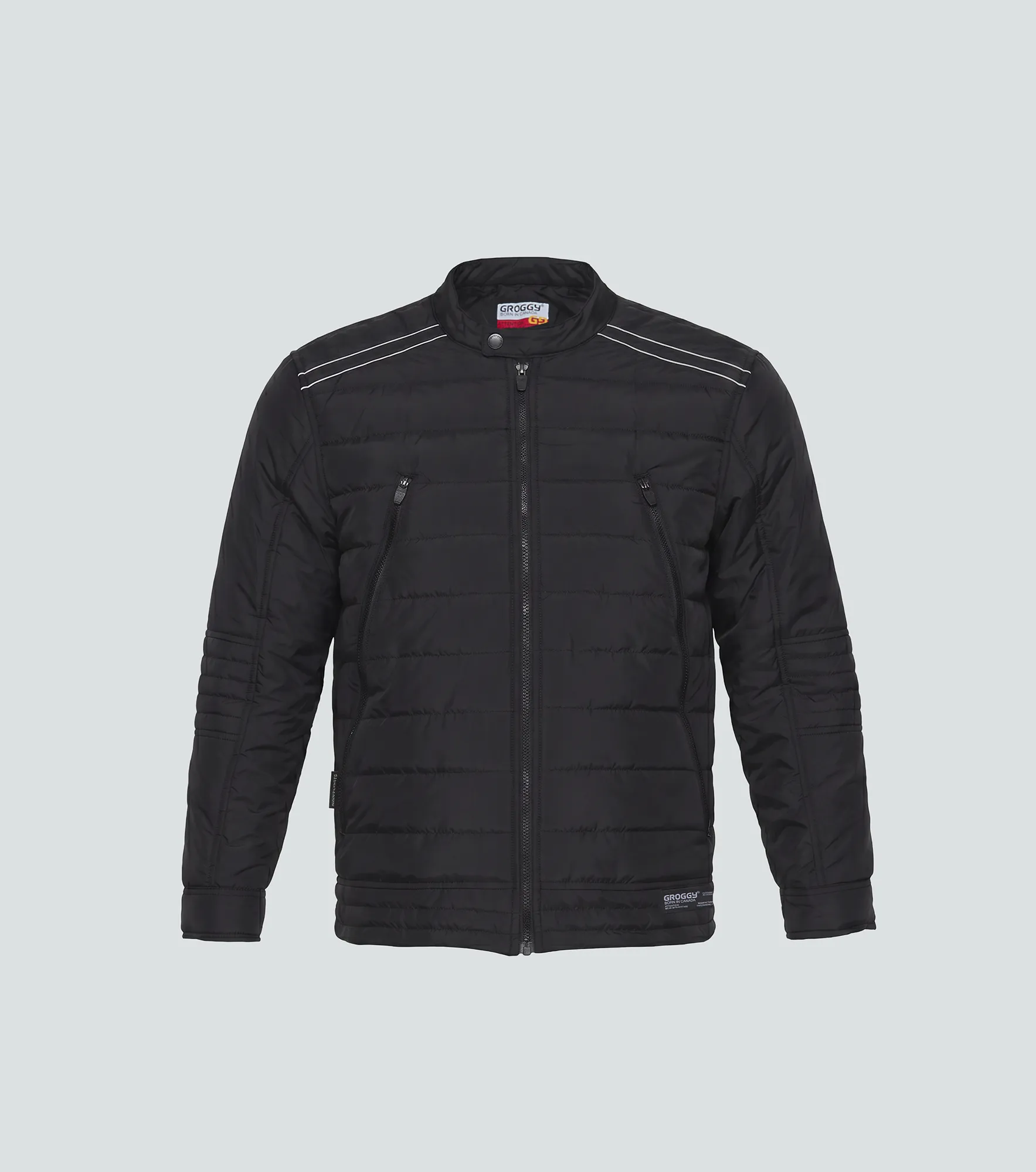Merrick Chaqueta Tipo Biker Acolchada Masculina Groggy 836909 NG