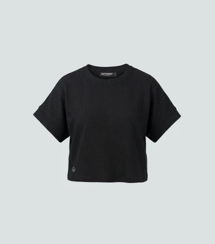 Victoria Blusa T Shirt Unicolor Manga Enteriza UnserNG