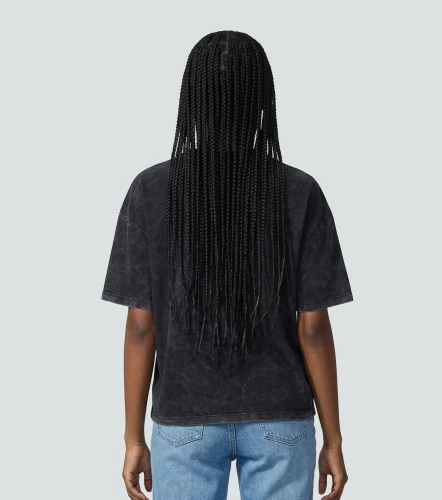 Mary T Shirt Boxy Con Acid Wash TyperNG